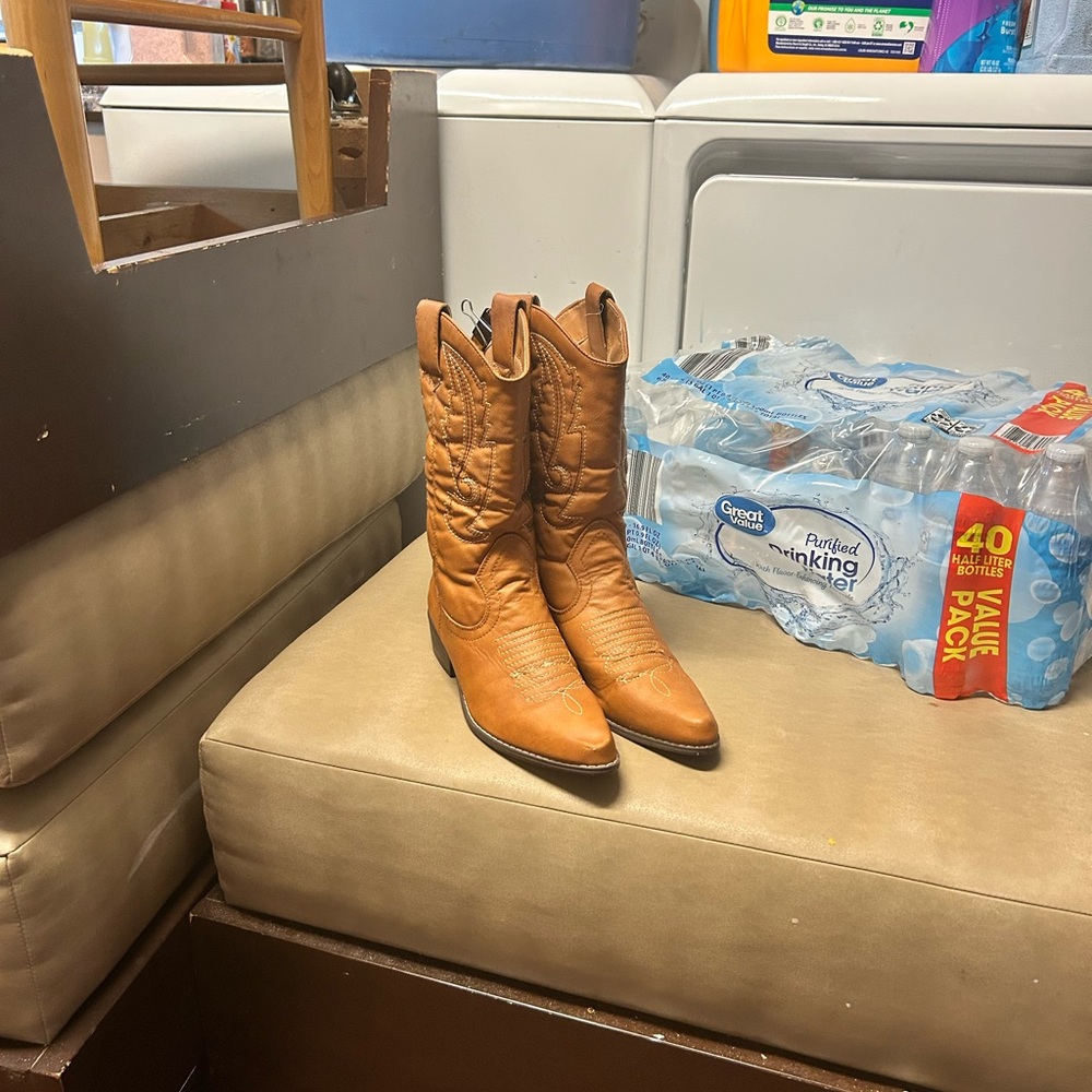 Tan Cowboy Boots